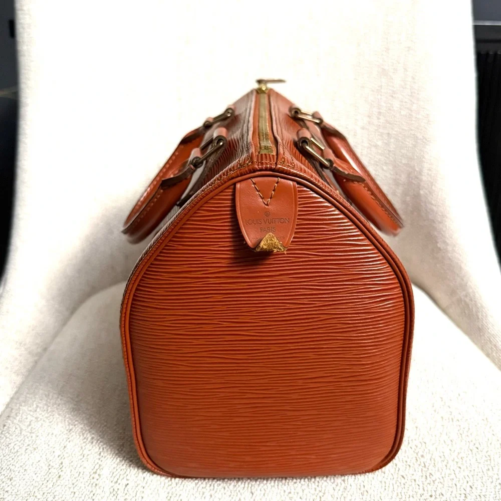 Authentic Louis Vuitton Kenya Speedy 25 bag brown Epi leather M43013